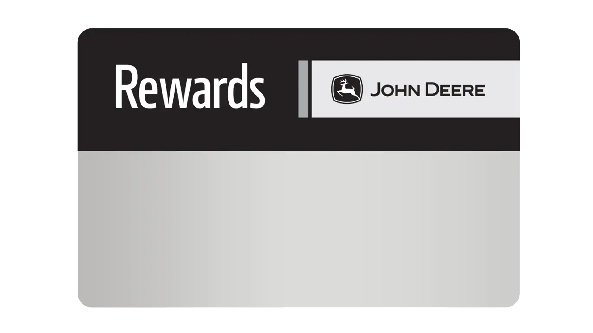 Blank Rewards Card