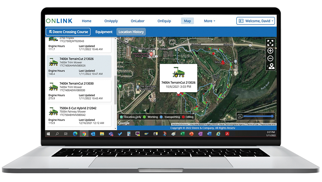 2750 PrecisionCut™ Diesel Triplex Mower Telematics