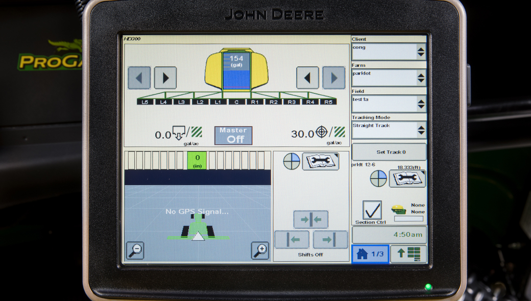 ProGator 2030A GPS PrecisionSprayer section control